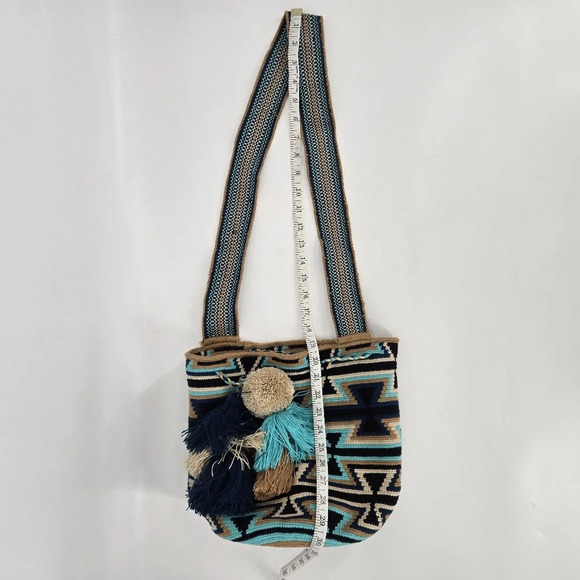 Mochila Crossbody Bag pompom tassel closure - Picture 6 of 8